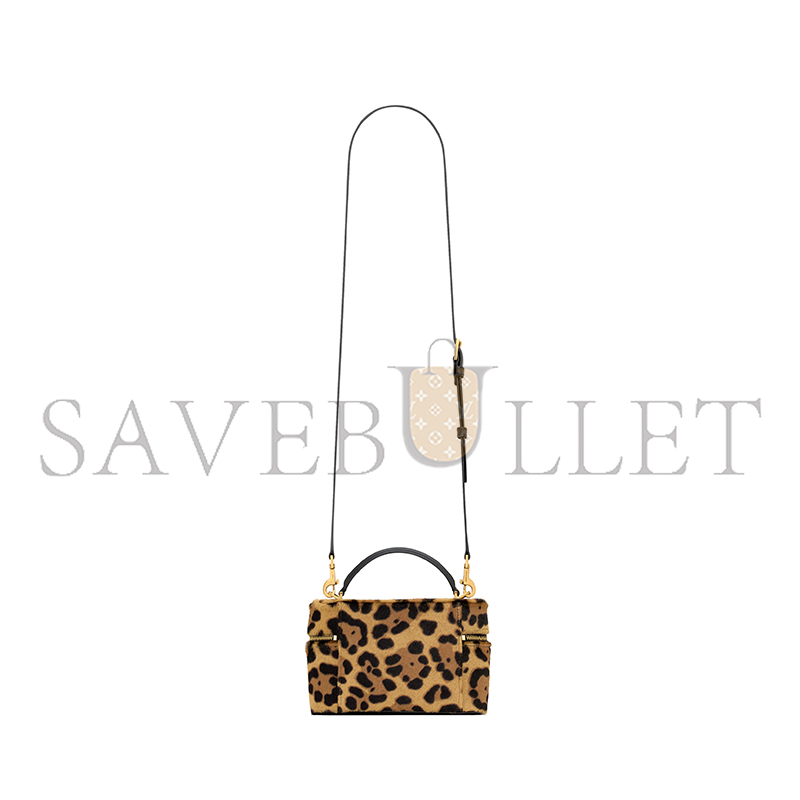YSL GABY HORSEHAIR-EFFECT LEATHER COSMETIC BAG 798098AAE6T2490 (18*11*6.5cm) YSL GABY HORSEHAIR-EFFECT LEATHER COSMETIC BAG 798098AAE6T2490 (18*11*6.5cm)